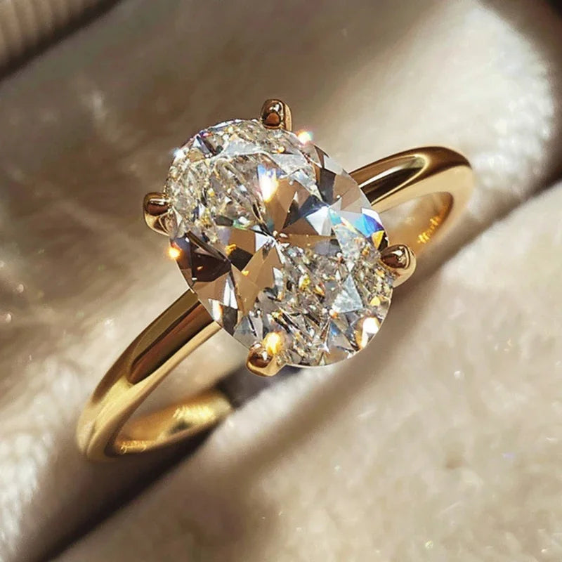 Georgina oval ring displayed with refined detail, emphasizing the oval ring beauty in modern jewelry — Opal Whispers.
