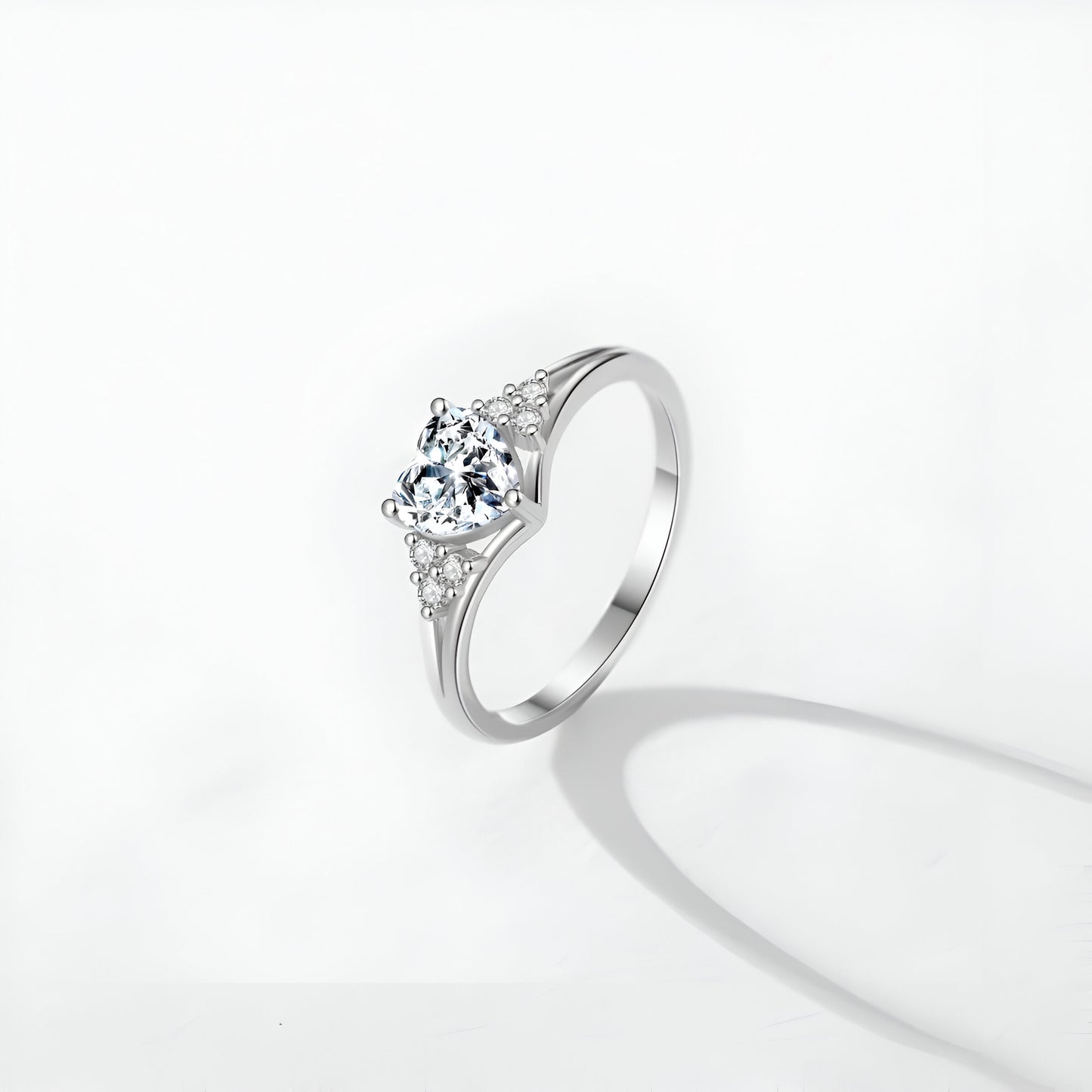 Isabella Heart Ring - Opal Whispers
