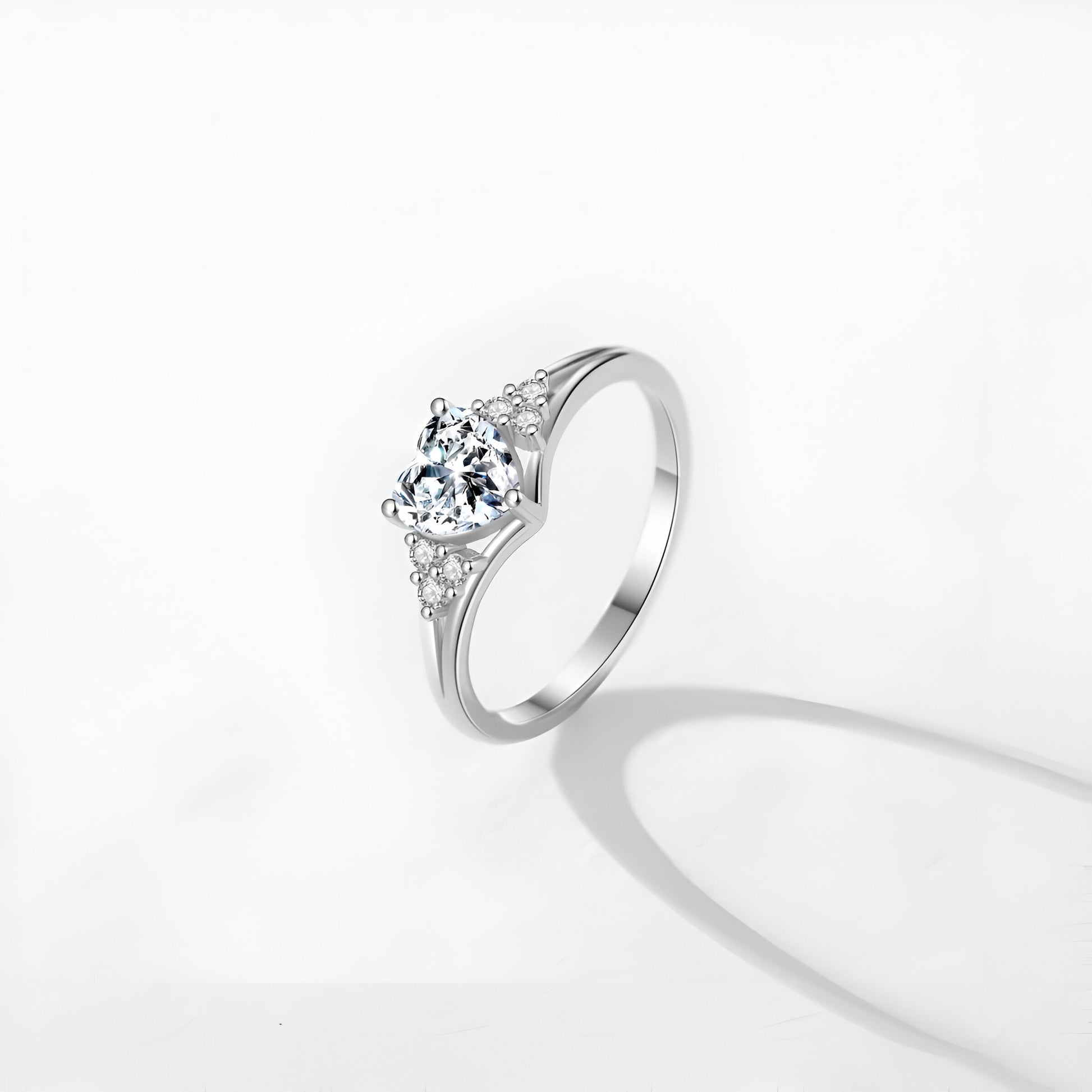 Isabella Heart Ring - Opal Whispers