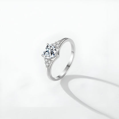 Isabella Heart Ring - Opal Whispers