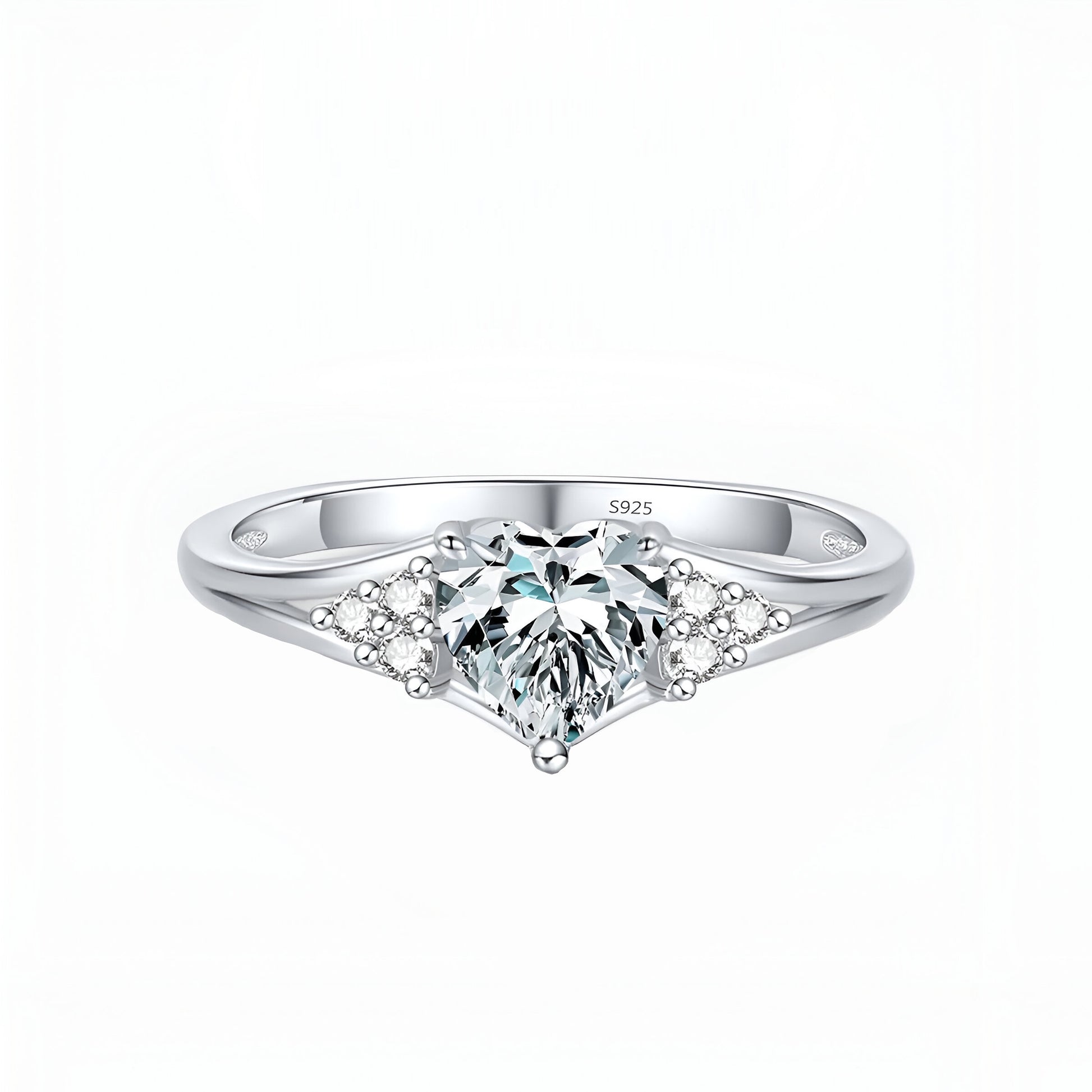 Isabella Heart Ring - Opal Whispers