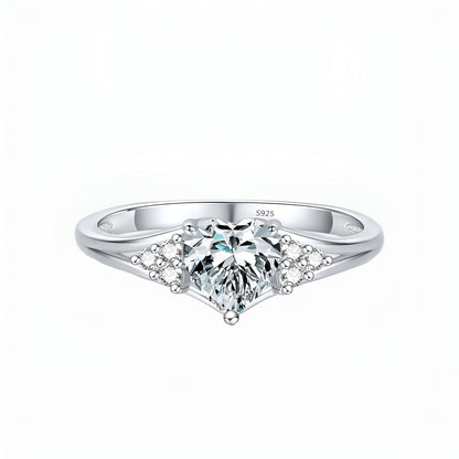 Isabella Heart Ring - Opal Whispers