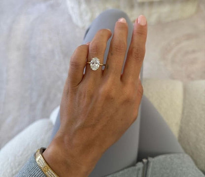 Solitaire Ring - Opal Whispers