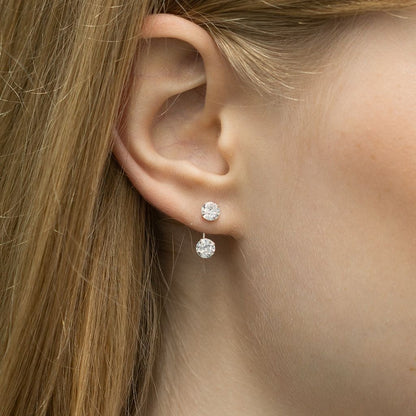 Ice Cluster Earring - Opal Whispers