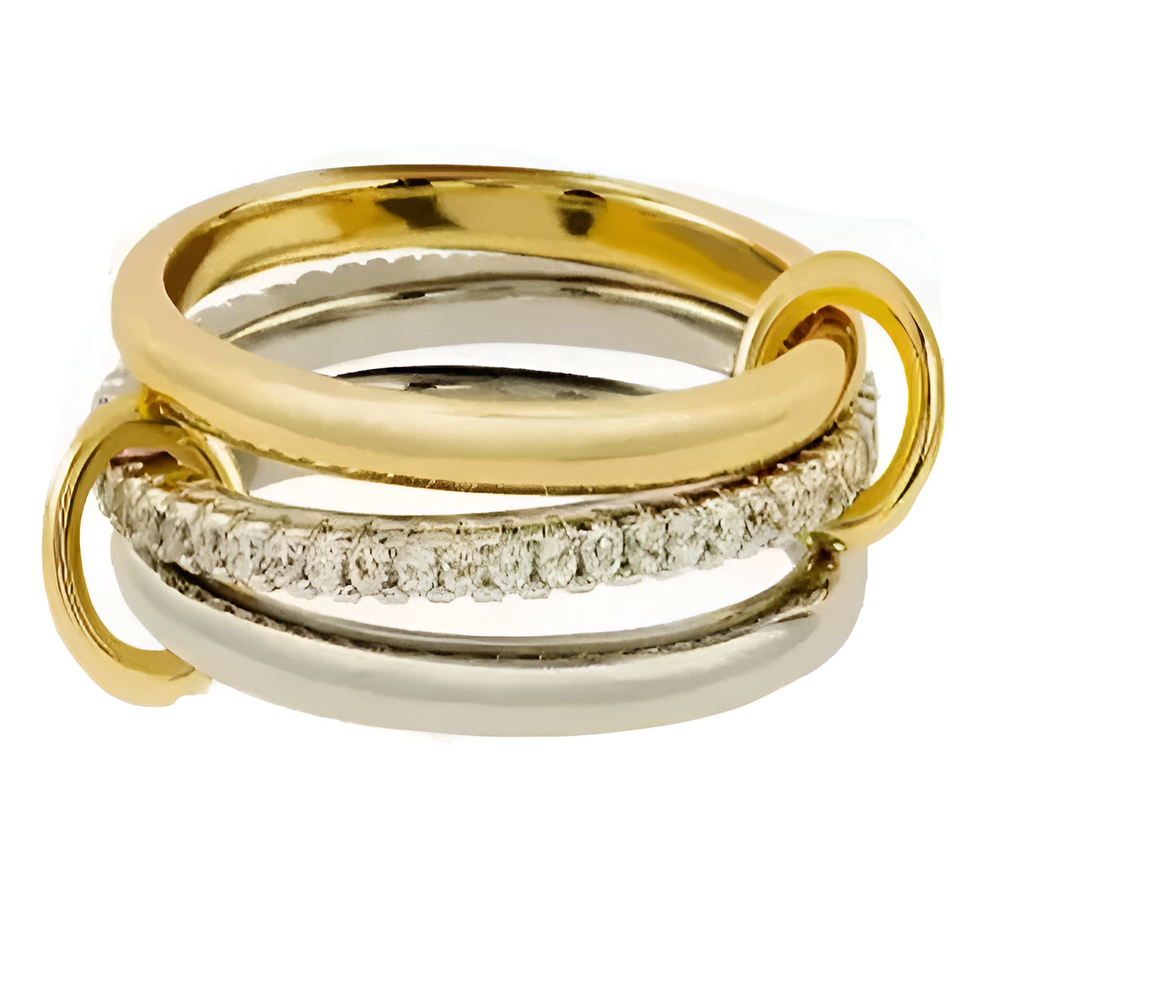 Interllacio Ring - Opal Whispers