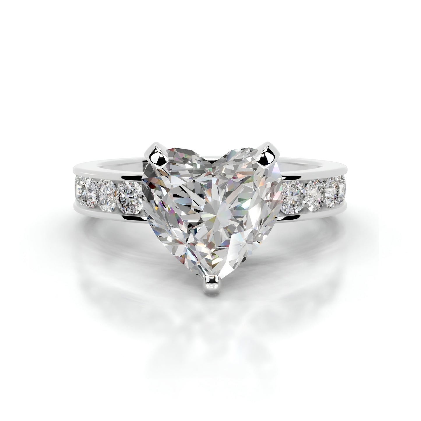 Carina Heart Ring - Opal Whispers
