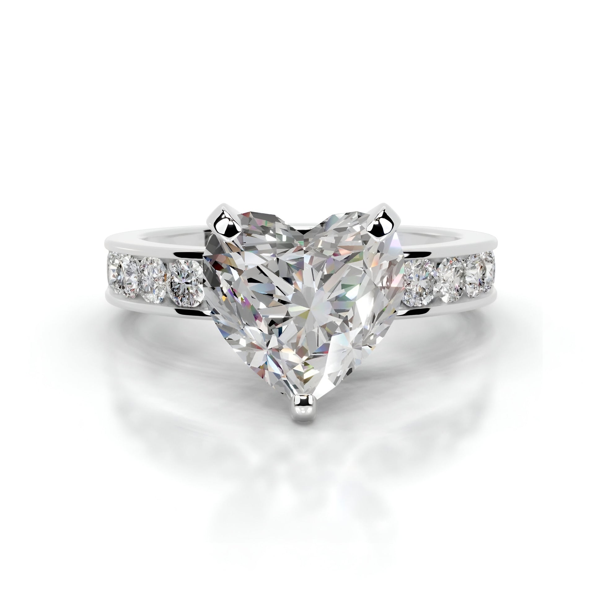 Carina Heart Ring - Opal Whispers