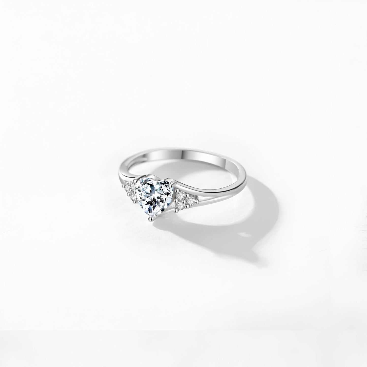 Isabella Heart Ring - Opal Whispers