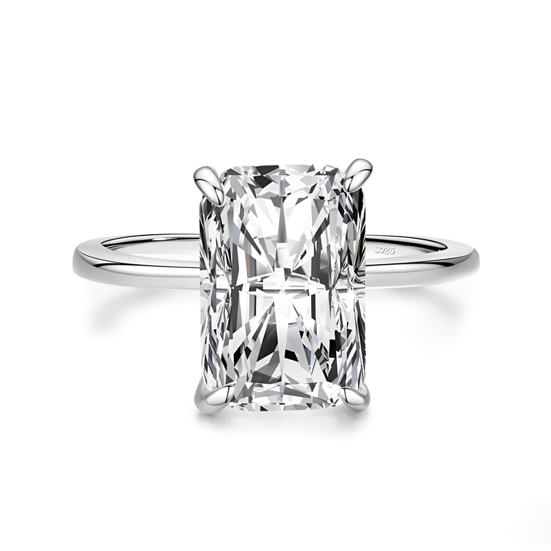 Rettangular Ring - Opal Whispers