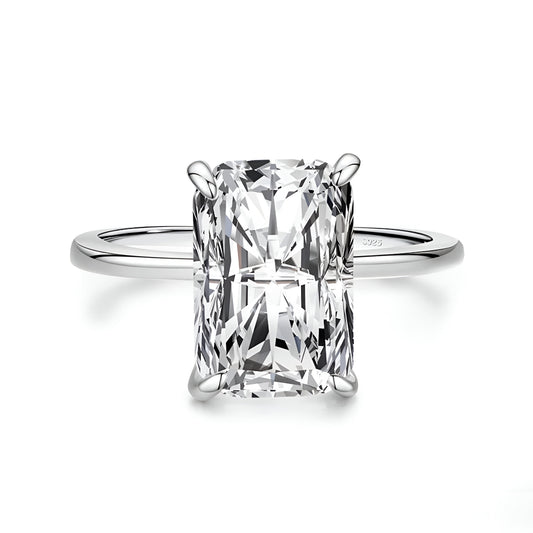 Rettangular Ring - Opal Whispers