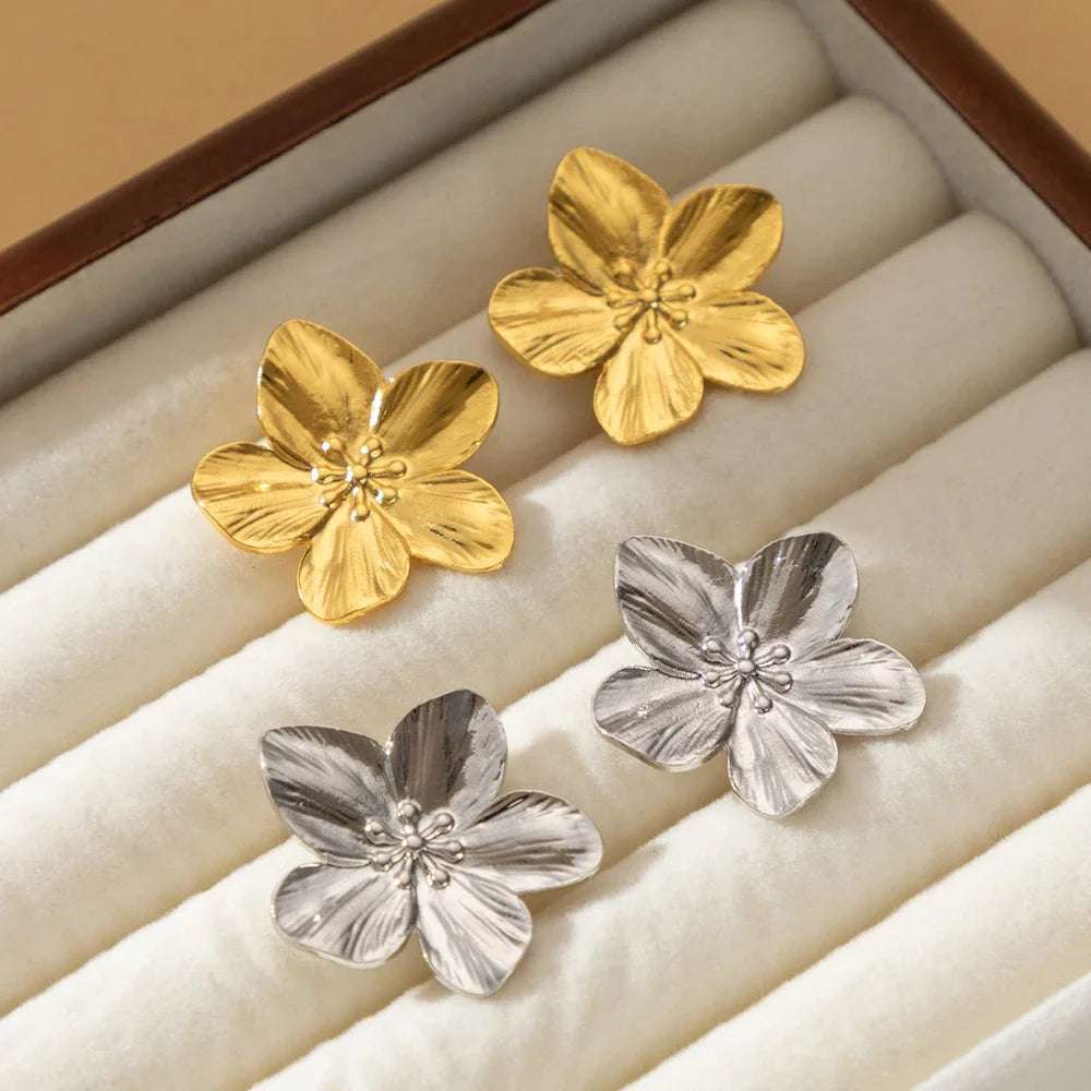 Flower Earrings -  