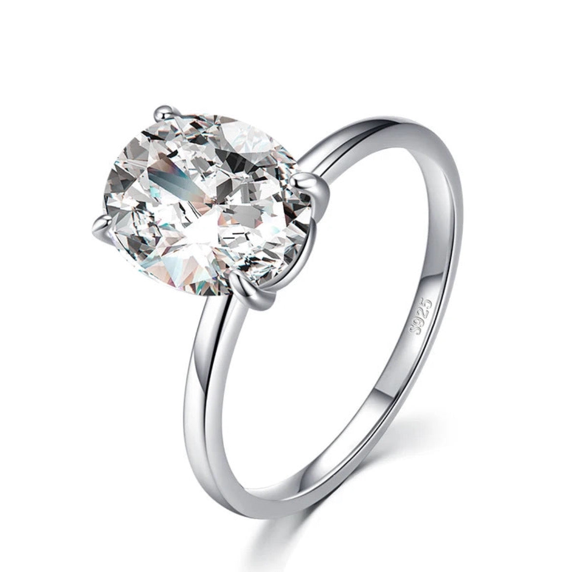 Solitaire Ring - Opal Whispers