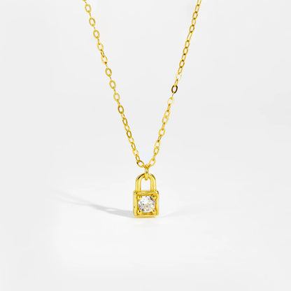 Lock Necklace -  