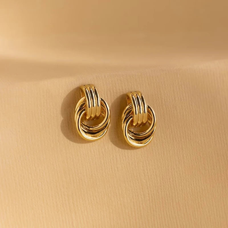 Triple Brace Earring -  